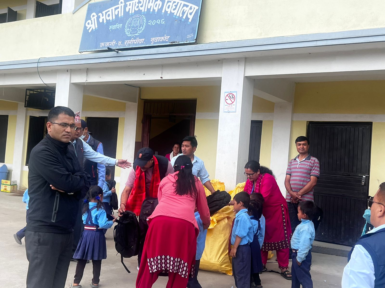 A Day of Volunteering in School near Kathmandu
