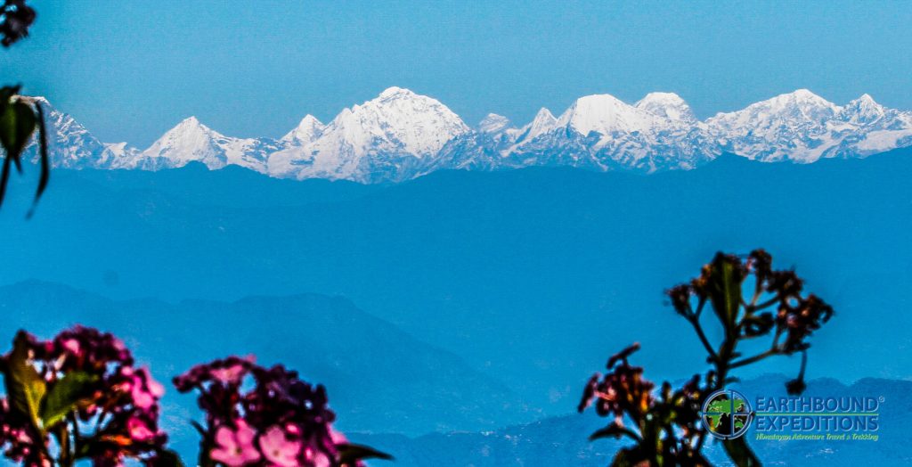 mountains view from nagarkot